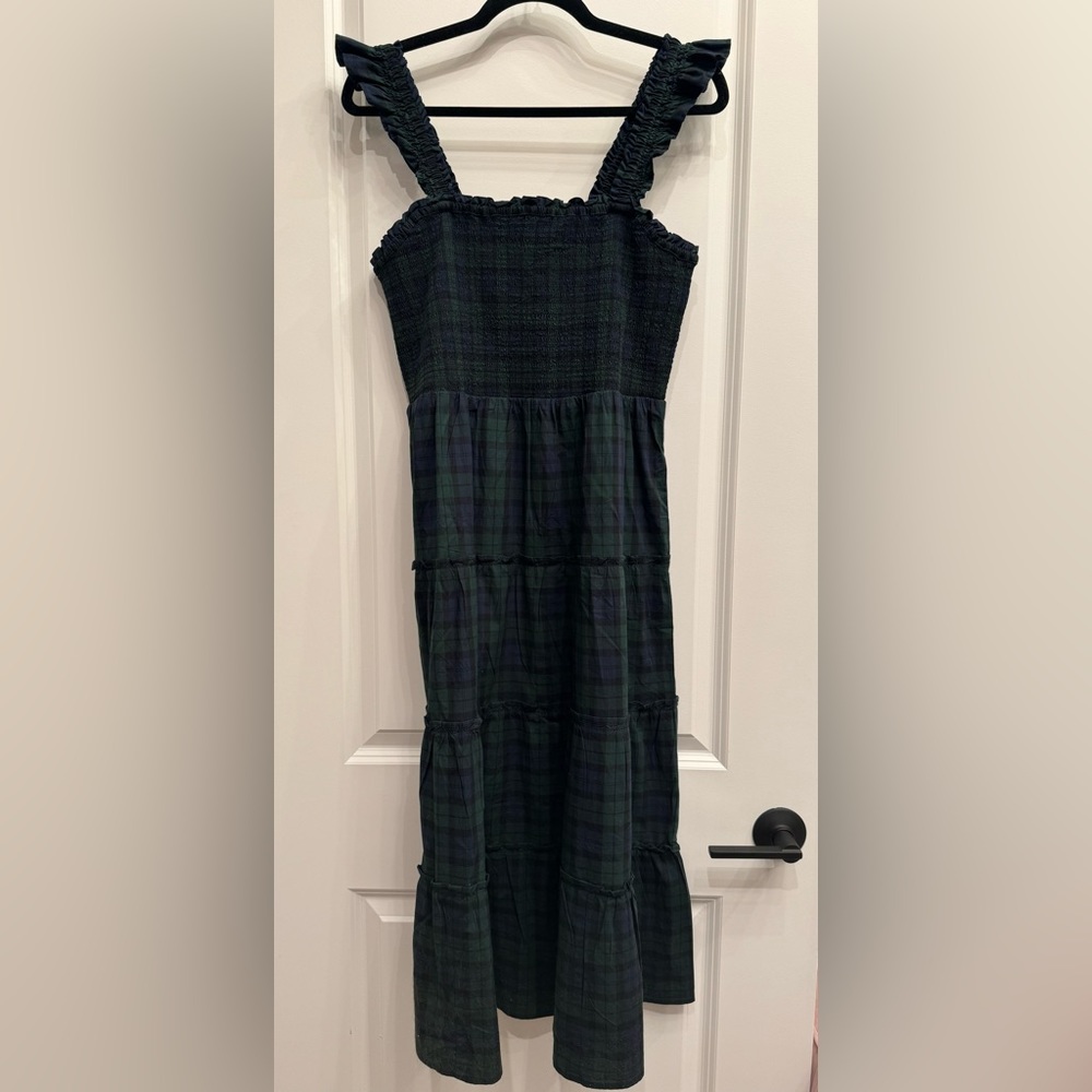J.Crew Blackwatch Midi Dress